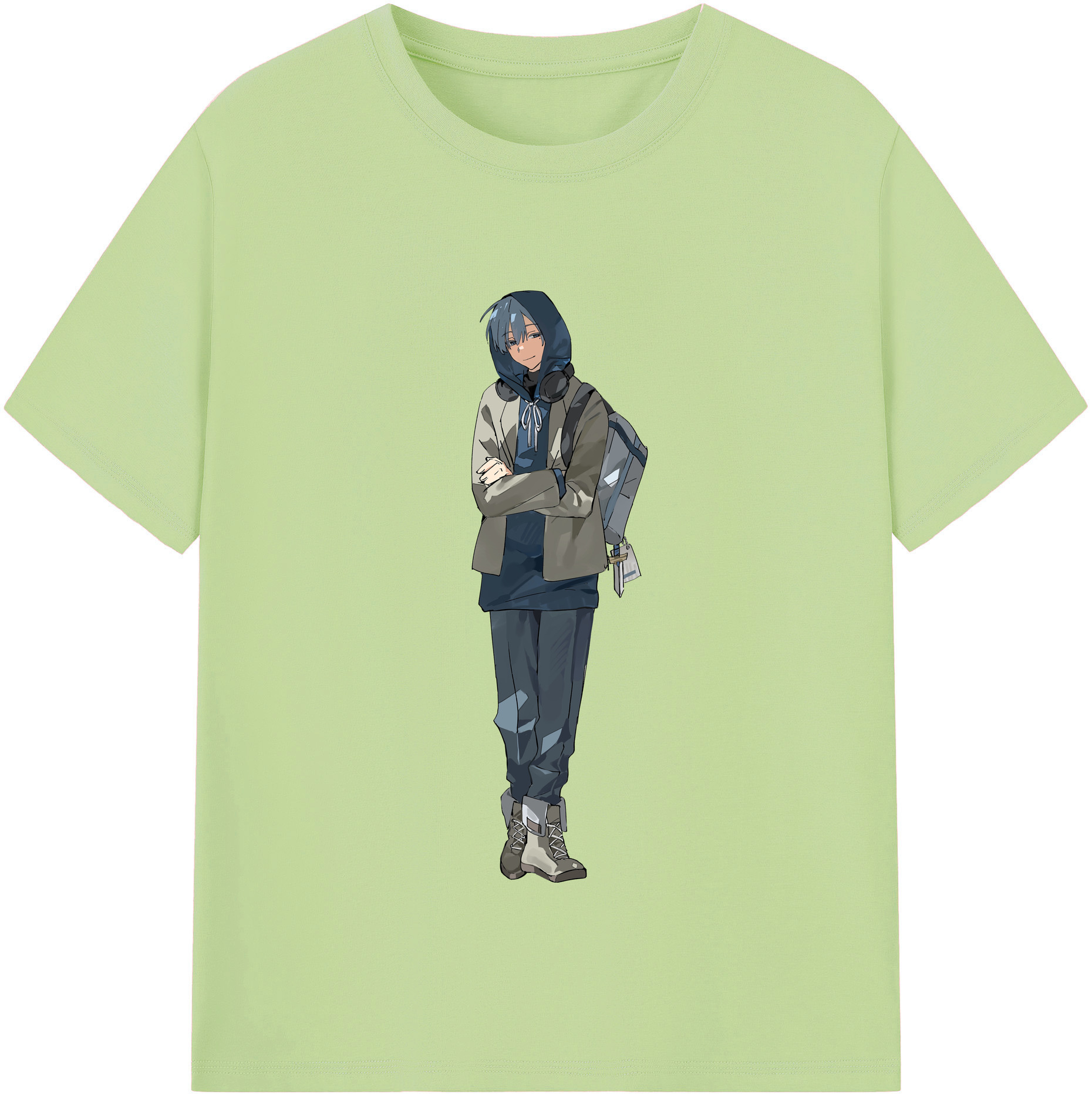 （画像用） 葬送のフリーレン Frieren 綿100％半袖Tシャツ（フロントプリント）